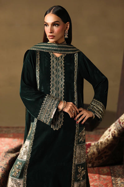3 Piece Stitched Luxury Velvet Suit - Ready To Wear