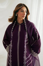 3 Piece Stitched Chiffon Suit - Ready To Wear