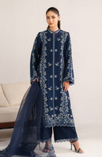 3 Piece Stitched Lawn Suit - Ready To Wear