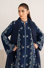 3 Piece Stitched Lawn Suit - Ready To Wear