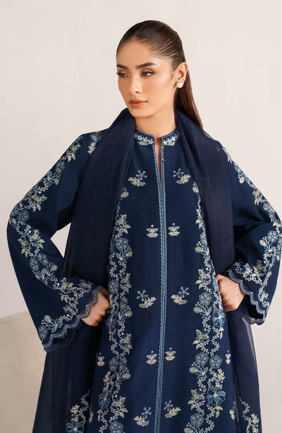 3 Piece Stitched Lawn Suit - Ready To Wear