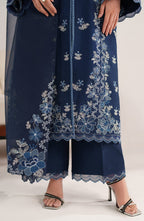 3 Piece Stitched Lawn Suit - Ready To Wear