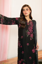 3 Piece Stitched Lawn Suit - Ready To Wear