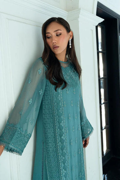 3 Piece Stitched Embroidered Suit - Ready To Wear