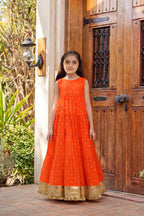 ZOEY - ORANGE FROCK