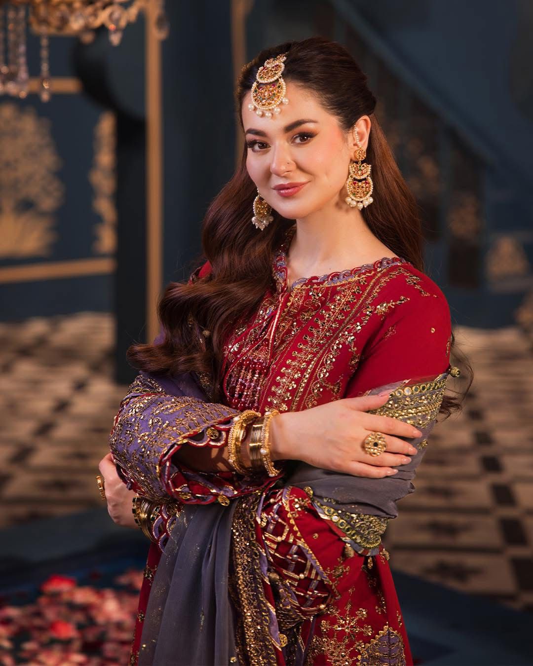 03-Piece Heavy Embroidered Pure Semi Chiffon Suit - Ready To Wear