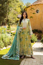 03-Piece Printed Lawn With Embroidery Suit - Ready To Wear