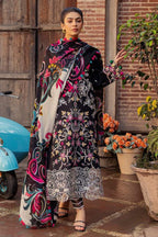 03-Piece Printed Lawn With Heavy Thread Embroidery Suit - Ready To Wear