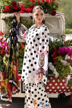 Black & White Polka - Printed Lawn Suit | Ready To Wear