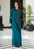3 Piece Stitched Silk Suit - Ready To Wear
