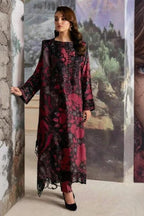 3 Piece Stitched Embroidery Lawn Suit - Ready To Wear