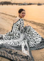 Porcelain Blue & White Maxi - 3 Piece Lawn | Ready To Wear