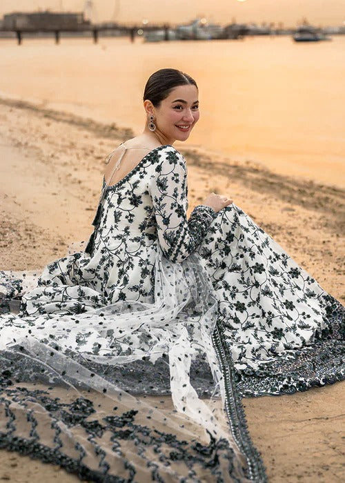 Porcelain Blue & White Maxi - 3 Piece Lawn | Ready To Wear