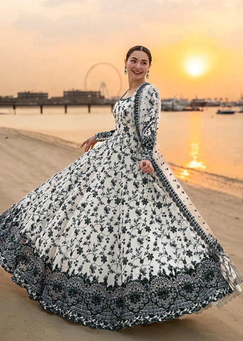 Porcelain Blue & White Maxi - 3 Piece Lawn | Ready To Wear