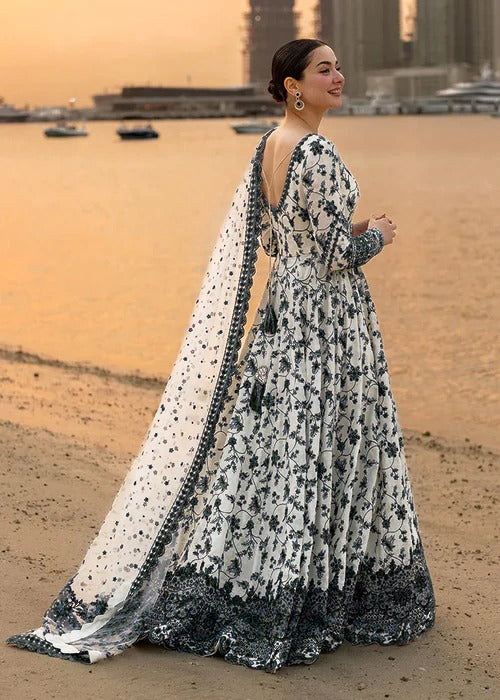 Porcelain Blue & White Maxi - 3 Piece Lawn | Ready To Wear