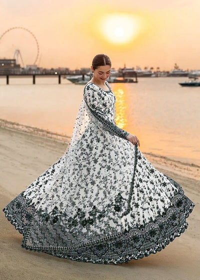 Porcelain Blue & White Maxi - 3 Piece Lawn | Ready To Wear