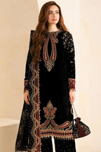 3 Piece Stitched Luxury Velvet Suit - Ready To Wear