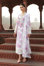 3 Piece Stitched Lawn Suit - Ready To Wear