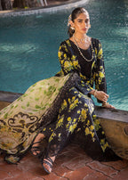 3 Piece Stitched Printed Lawn Suit - Ready To Wear