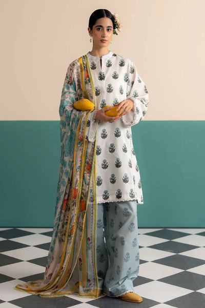 3 Piece Stitched Designer Suit - Ready To Wear