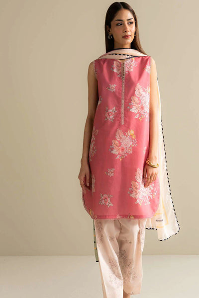 3 Piece Stitched Designer Suit - Ready To Wear