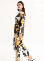 2 Piece Printed Cotton Suit - Ready To Wear