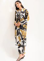 2 Piece Printed Cotton Suit - Ready To Wear