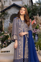 3 Piece Stitched Lawn Suit - Ready To Wear