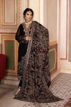 3 Piece Stitched Chiffon Suit - Ready To Wear