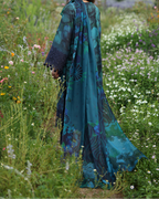 3 Piece Stitched Lawn Suit - Ready To Wear