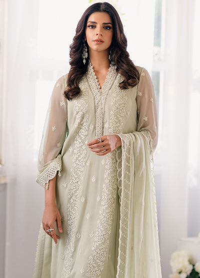 3 Piece Stitched Chiffon Suit - Ready To Wear