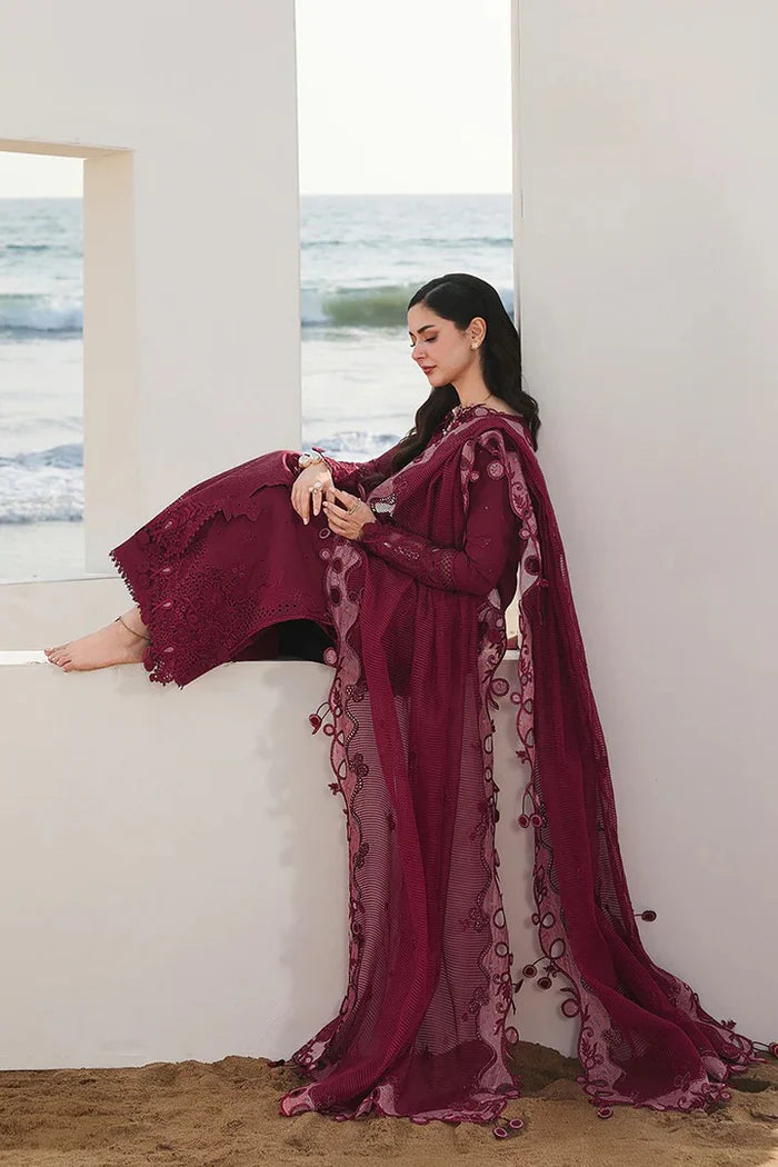 03-Piece Chikankari Embroidered Suit - Ready To Wear