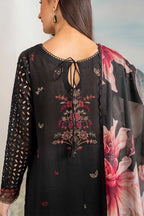 3 Piece Stitched Lawn Embroidery Suit - Ready To Wear