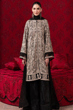 3 Piece Stitched Chiffon Suit - Ready To Wear