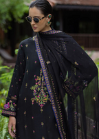 3 Piece Stitched Lawn Suit - Ready To Wear