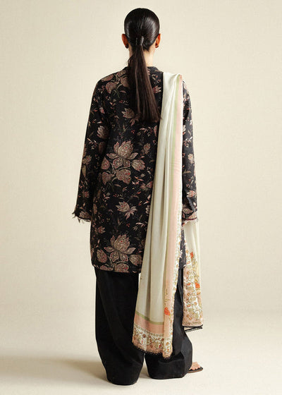 3 Piece Stitched Cambric Suit - Ready To Wear