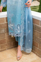 3 Piece Stitched Lawn Suit - Ready To Wear