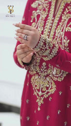 3 Piece Stitched Silk Suit - Ready To Wear