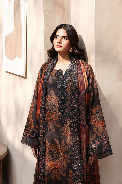 03-Piece Printed Lawn Suit  - Ready To Wear