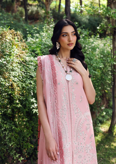 03-Piece Lawn Suit With Thread Embriodered - Ready To Wear