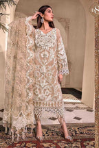 3 Piece Stitched Chiffon Suit - Ready To Wear
