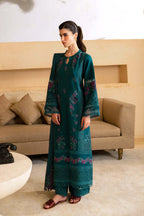 3 Piece Stitched Luxury Lawn Suit - Ready To Wear