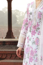 3 Piece Stitched Lawn Suit - Ready To Wear